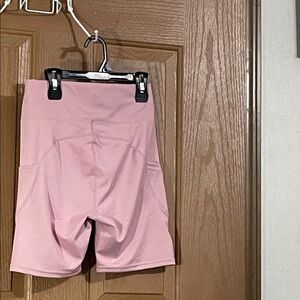 Blush Pink Women's Bike Shorts